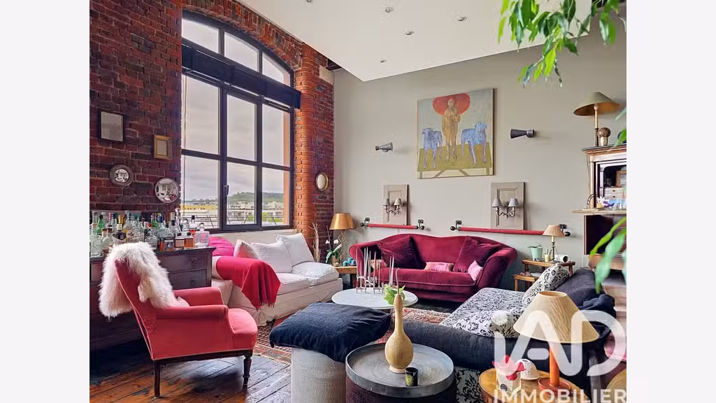 Vente loft duplex 250m² Rouen Jardin des Plantes