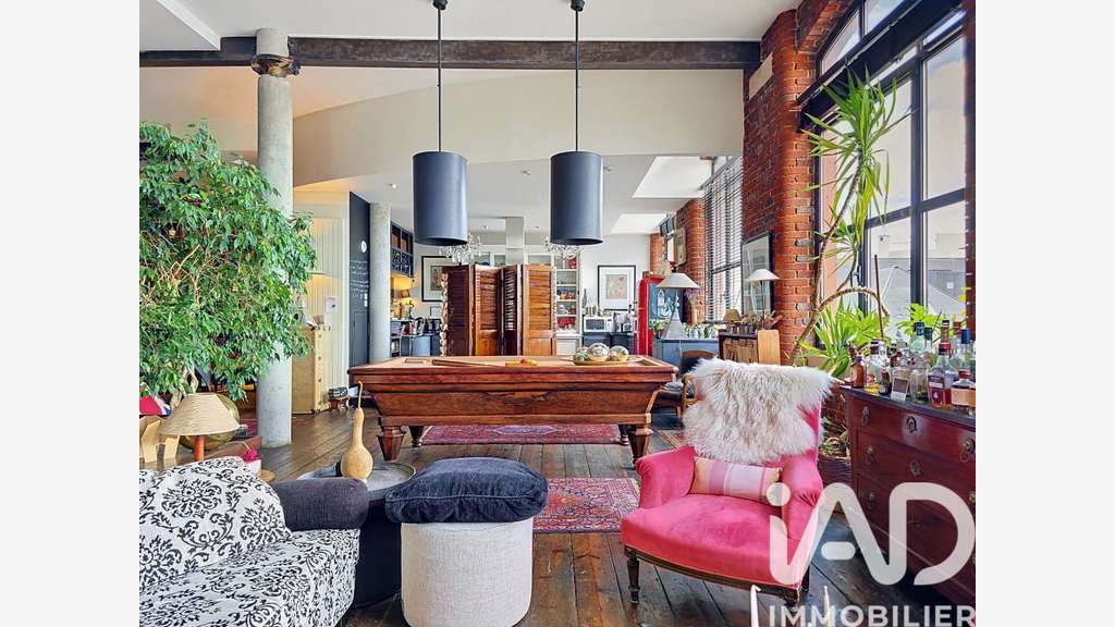Vente loft duplex 250m² Rouen Jardin des Plantes