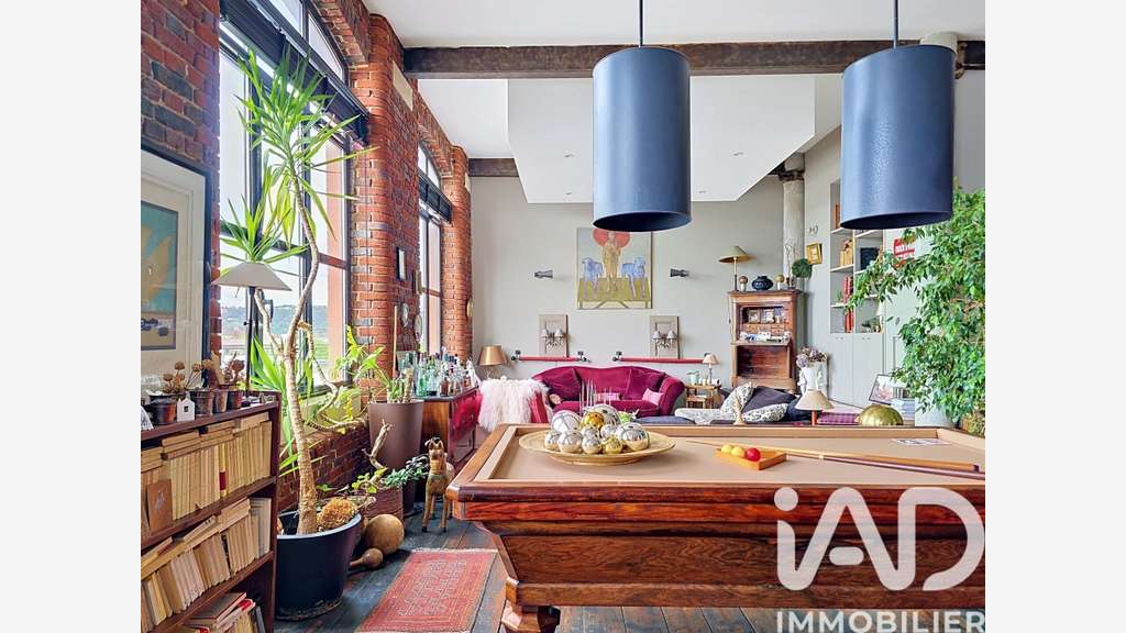 Vente loft duplex 250m² Rouen Jardin des Plantes