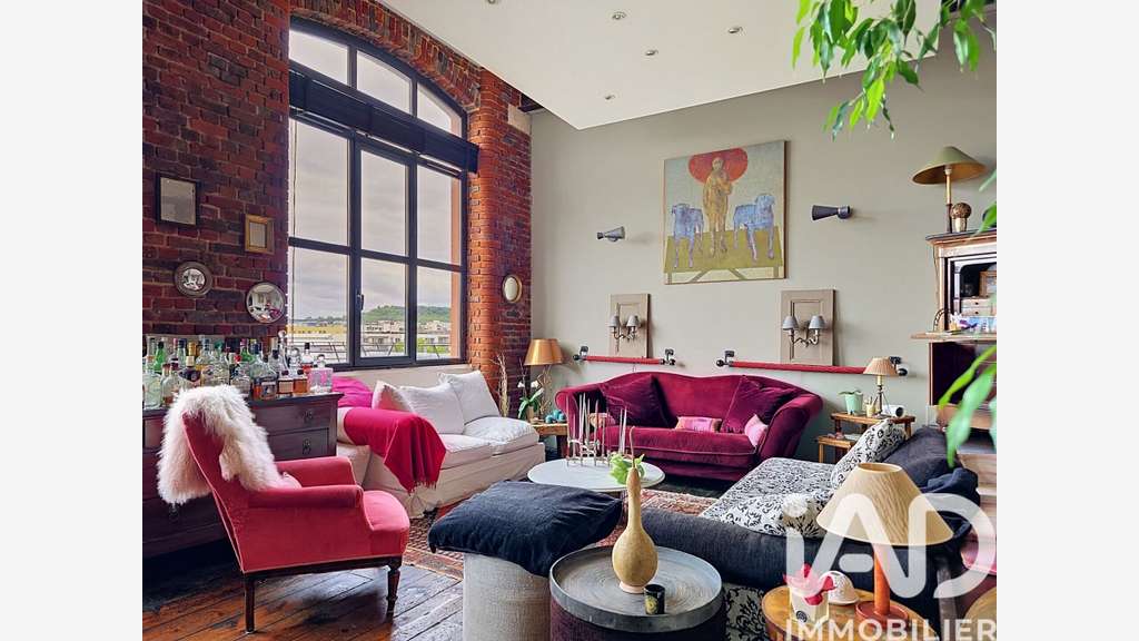 Vente loft duplex 250m² Rouen Jardin des Plantes