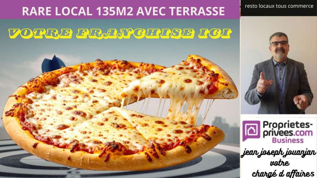 Vente local commercial 135m² terrasse à Toulouse