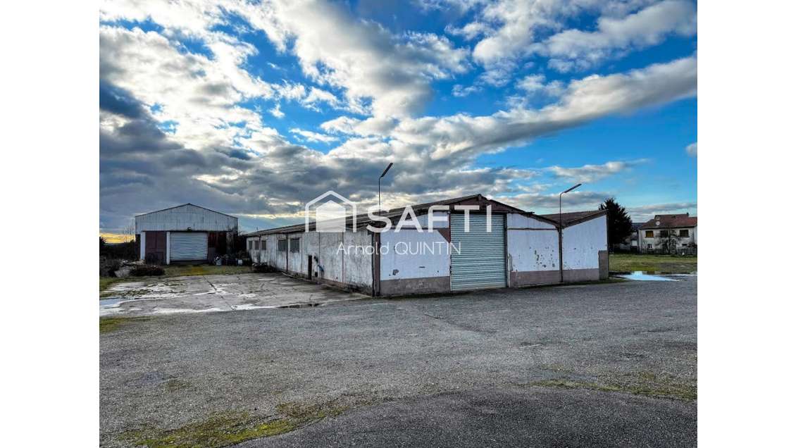 Vente hangar et terrain de 2,38 ha à Dommary 