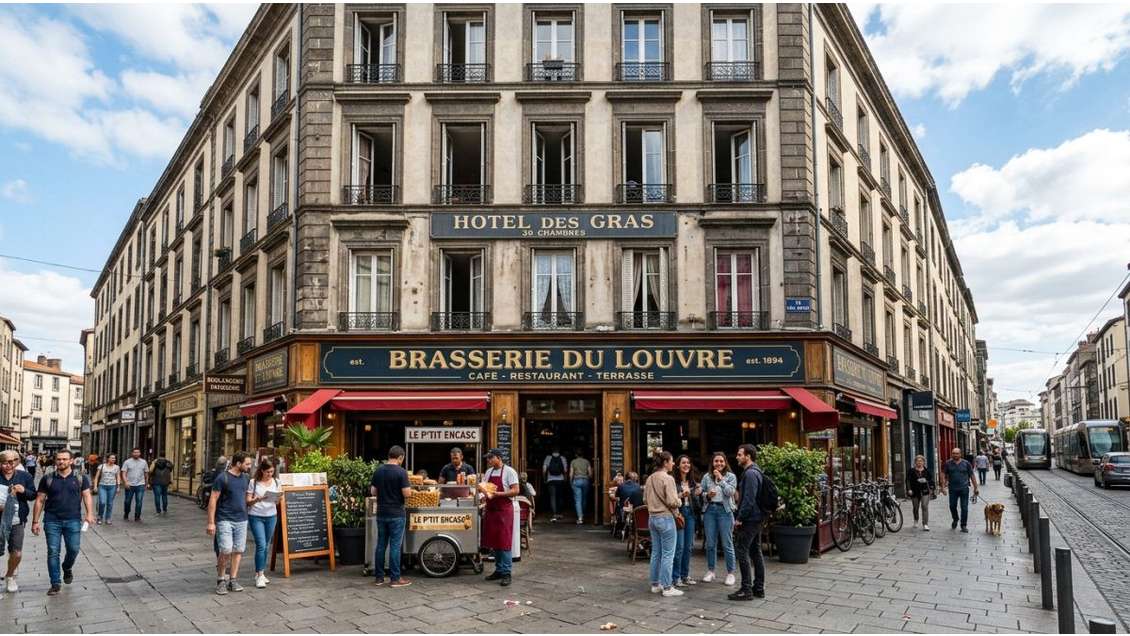 Vente immeuble 1100m² face gare Clermont Ferrand