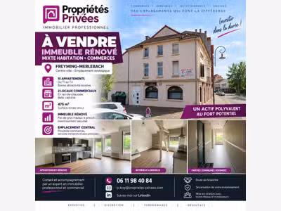 Immeuble de rapport mixte à Freyming-Merlebach