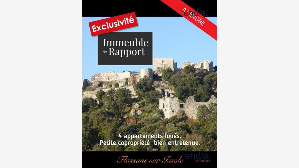AV immeuble de rapport 201m² à Flassans-sur-Issole