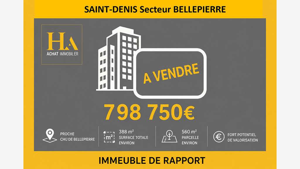 Immeuble Saint Denis secteur Bellepierre proche