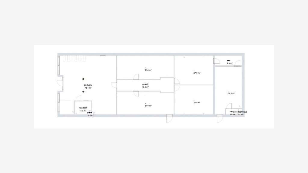Vente local de 294m² à Angoulème Victor Hugo