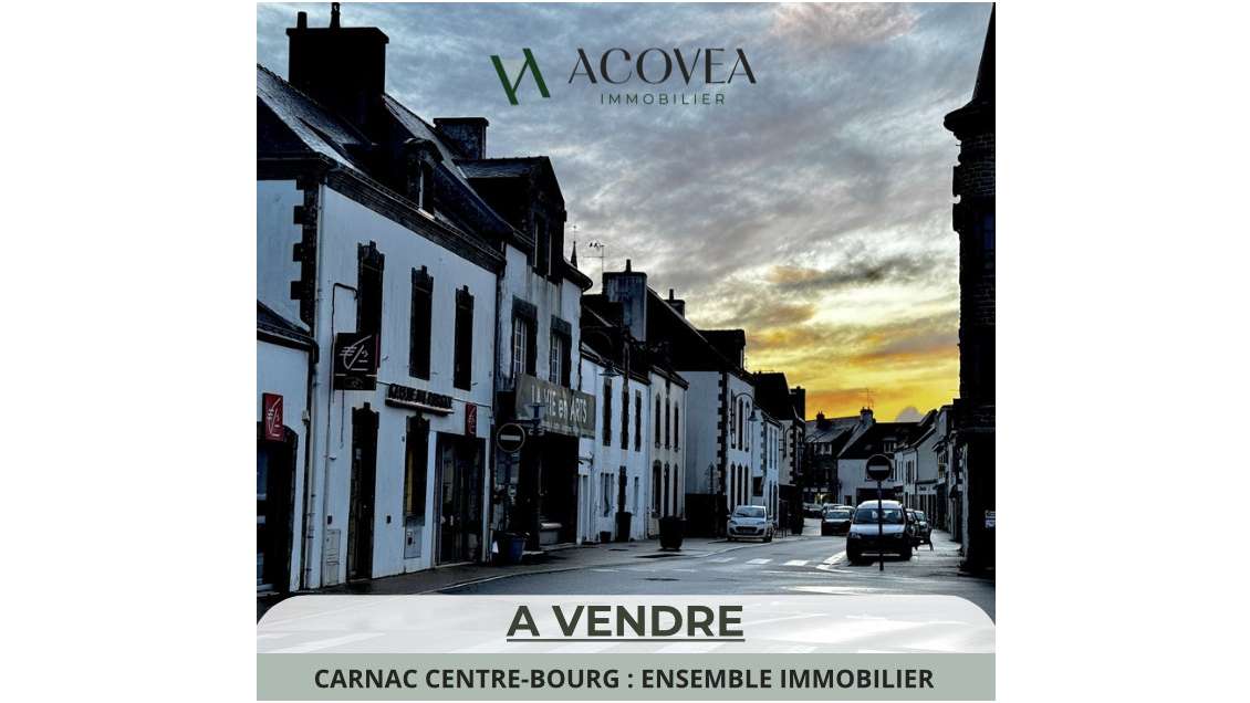 AV immeuble mixte 661m² copropriété Carnac centre
