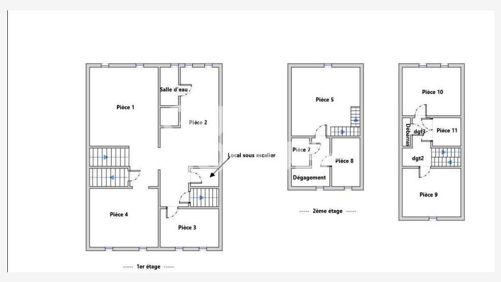 Vente Immeuble 390m² en centre ville de Fronton 