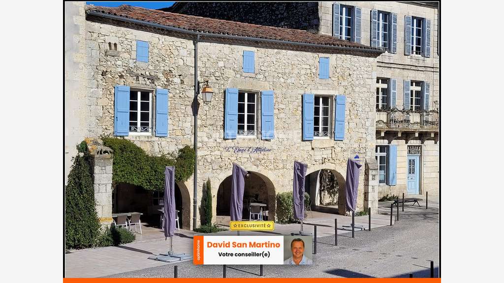 AV restaurant bar chambres d'hôtes 420m² La Romieu