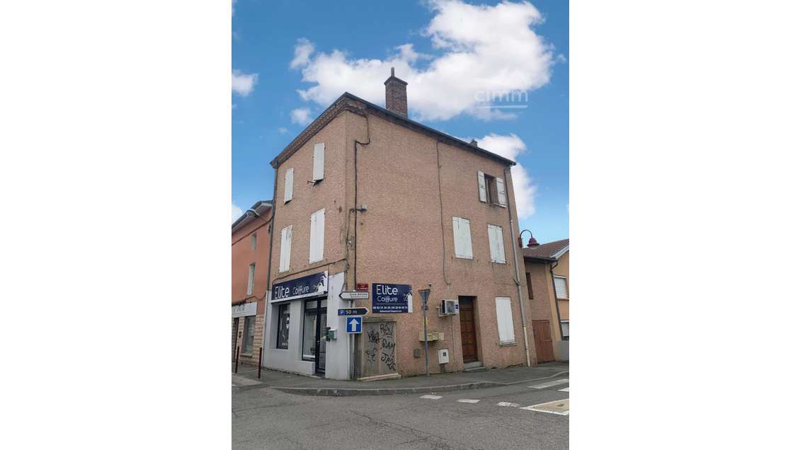 Immeuble 150m² local+2 apparts Péage de Roussillon