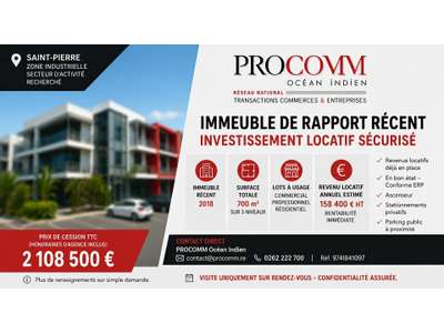 Vente Immeubles commerciaux / Mixtes à Saint-Pierre
