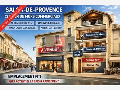 Murs de 120m² en R+3 à vendre à Salon de Provence