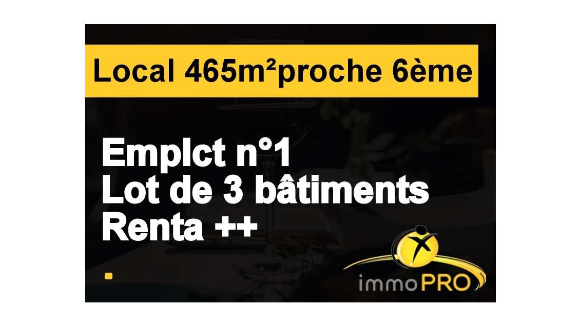 Local d'activité de 465m² à vendre à Lyon
