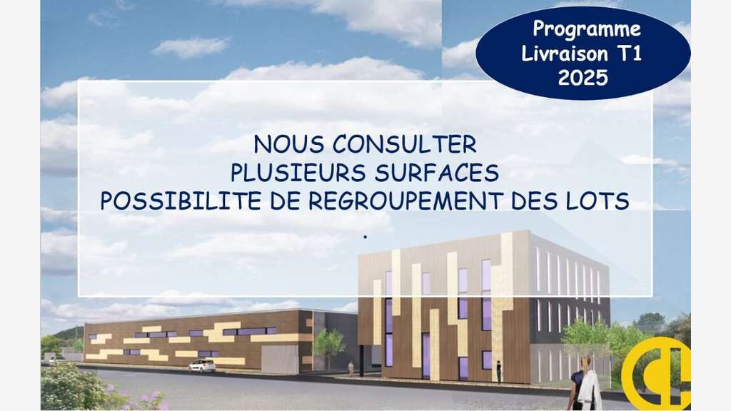 Vente locaux d'activité 75 et 185m² à Valence Sud