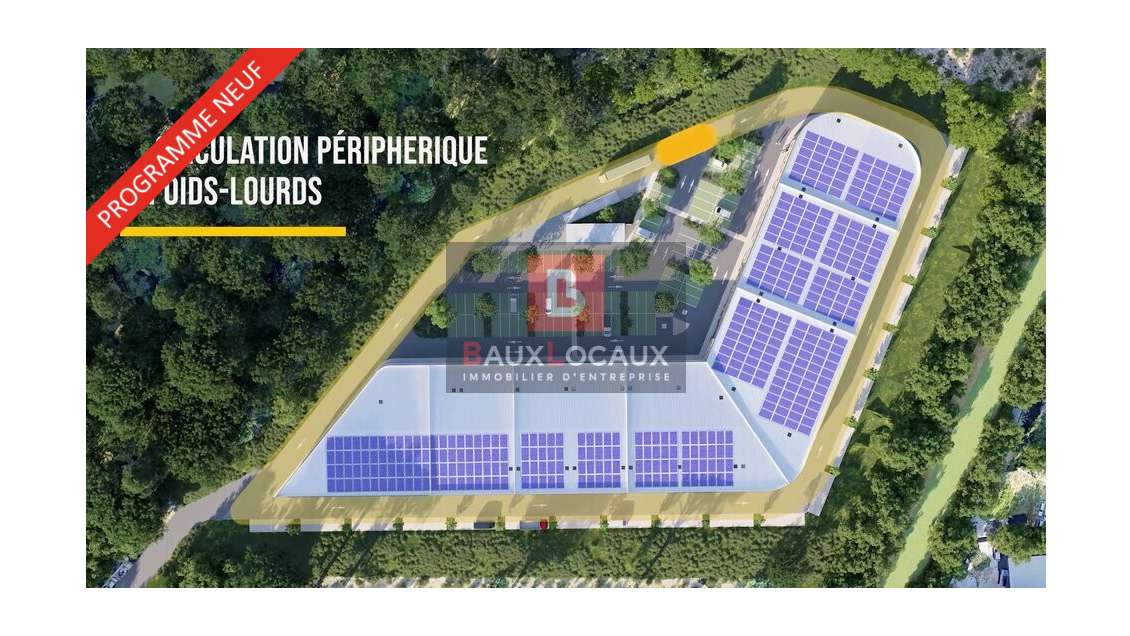 Local d'activité neufs 400m² à vendre au Pontet ZA