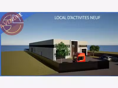 Vente entrepôt neuf 1007m² divisible Castelnaudary