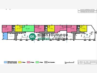 Vente local commercial brut de béton 155m² Angers