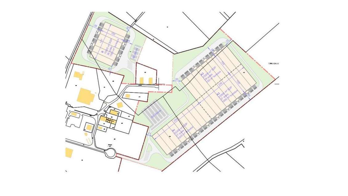 AV 2 plateformes logistiques de 15000 et 70000m² 