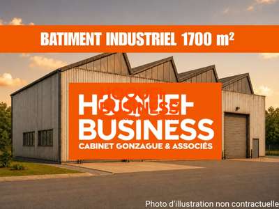Bâtiment industriel 1700m² axe Sedan-Charleville
