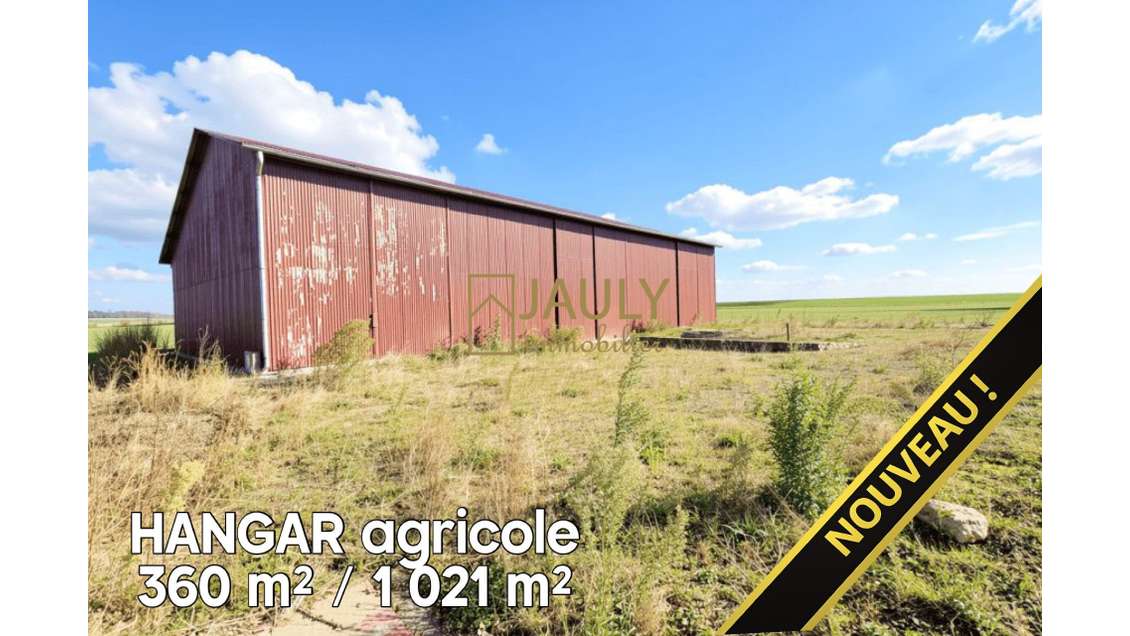 AV hangar agricole 360m² sur 1021m² proche Meaux