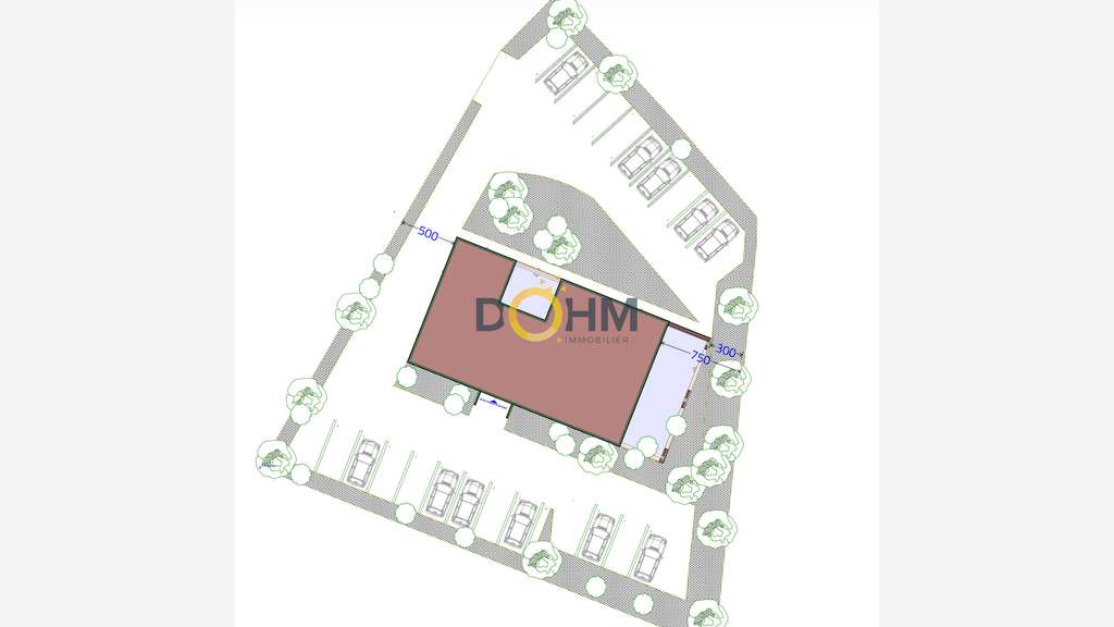 Vente murs commerciaux neufs 720m² à Bas-en-Basset