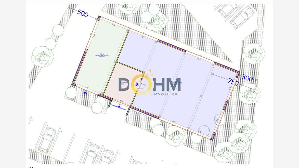 Vente murs commerciaux neufs 720m² à Bas-en-Basset