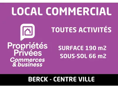 Vente Locaux commerciaux - Boutiques à Berck