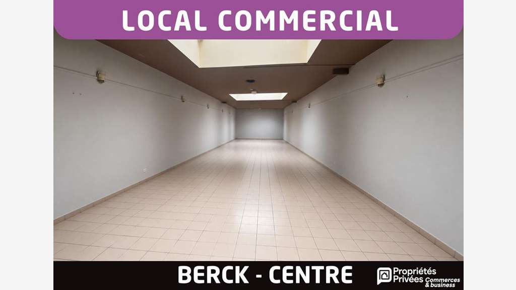 AV local commercial 190m² en centre-ville de Berck