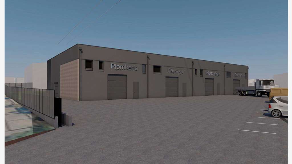 A vendre local industriel neuf de 800m² à Brest