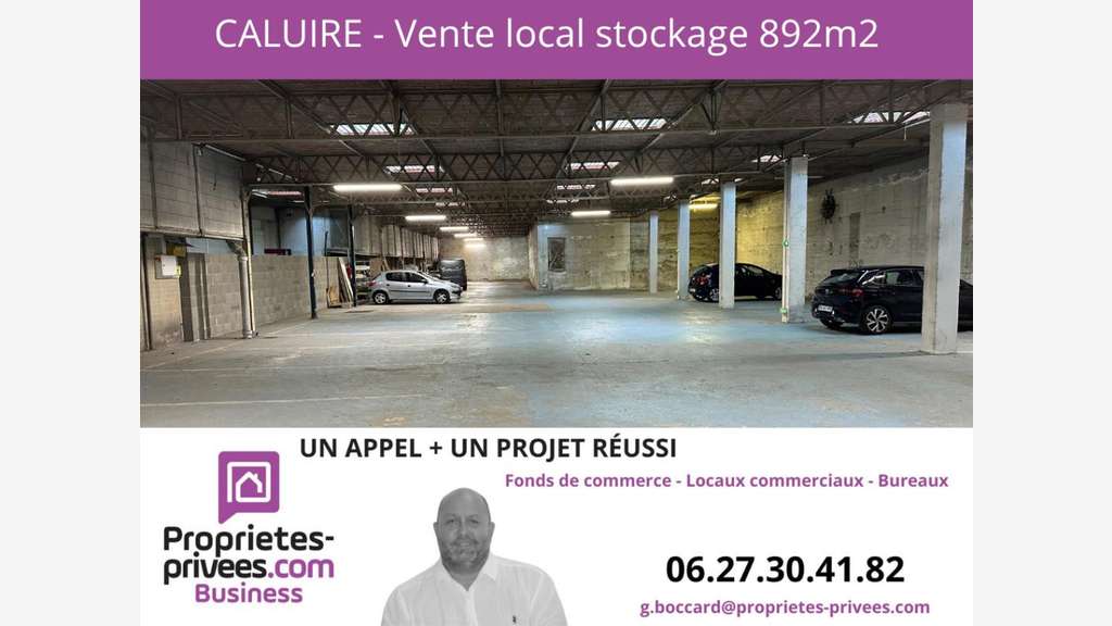 Vente murs bureaux stockage 892m² Caluire et Cuire