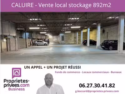 Vente murs bureaux stockage 892m² Caluire et Cuire