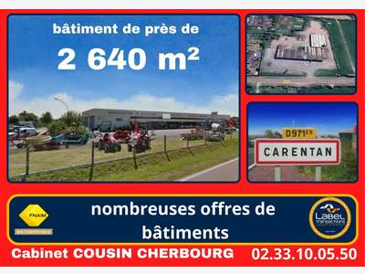Vente local artisanal 2640m² à Carentan-Les-Marais
