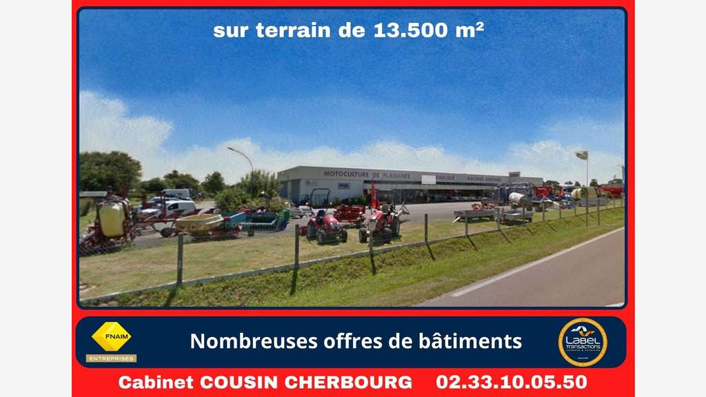 Vente local artisanal 2640m² à Carentan-Les-Marais
