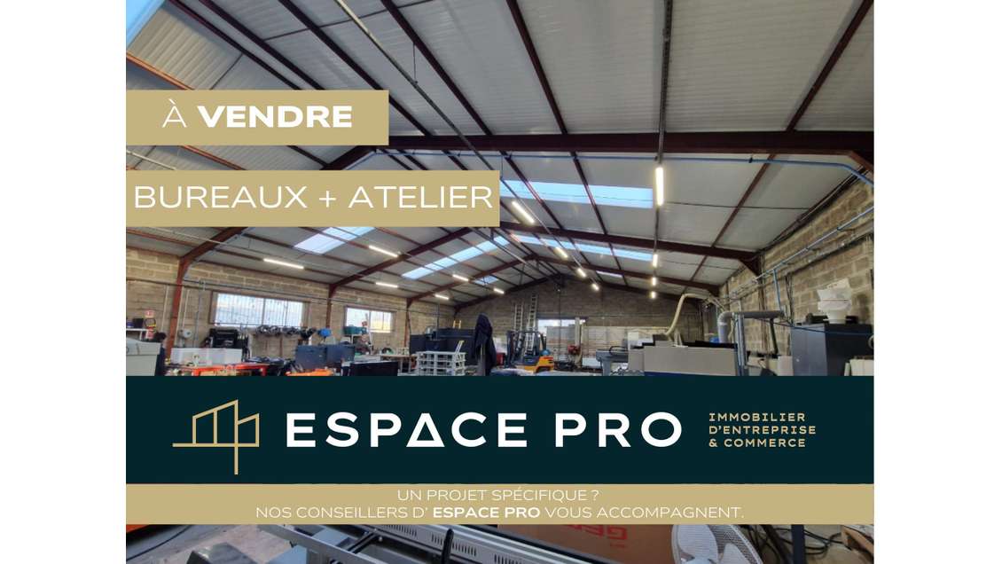 Bâtiments avec bureaux à vendre ZI Carpiquet