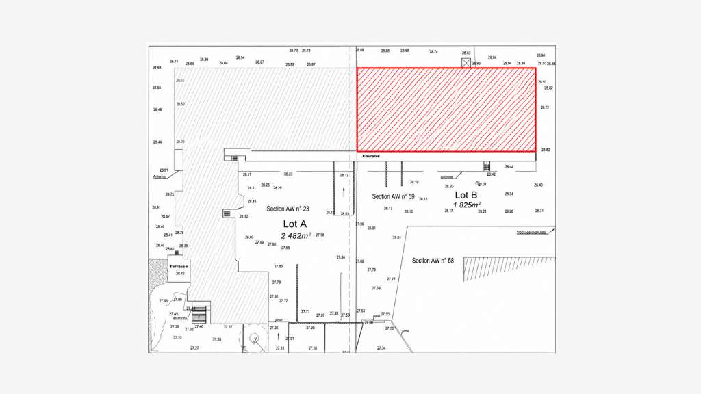 Vente bâtiments 589m² sur 1825m² à Carquefou