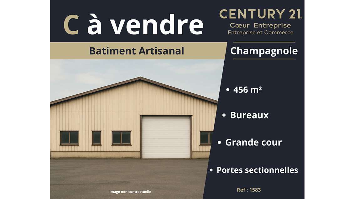 Vente local d'activité 456m² à Champagnole 