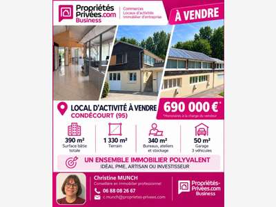 Vente ensemble immobilier idéal PME à Condecourt