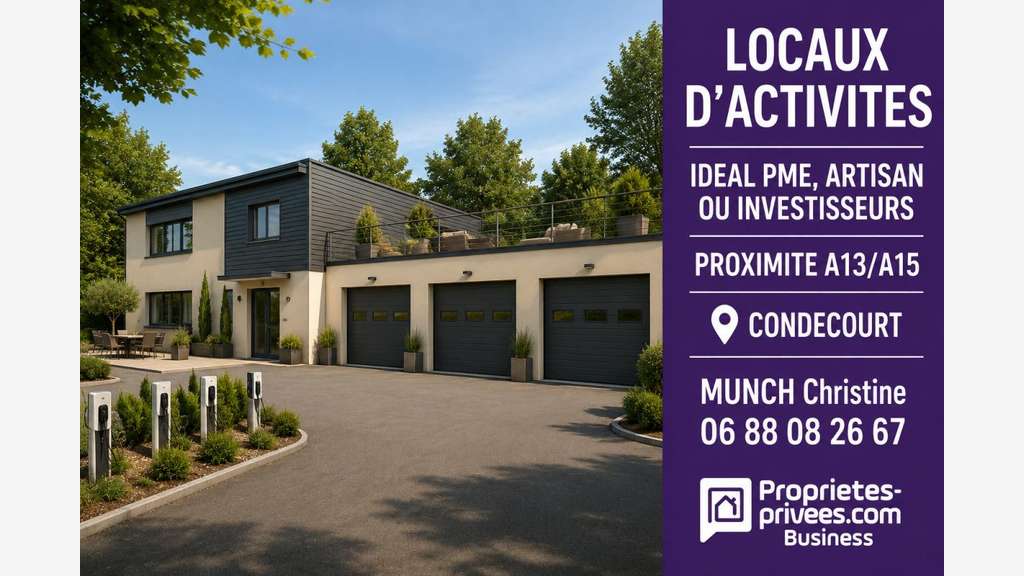 Vente ensemble immobilier idéal PME à Condecourt