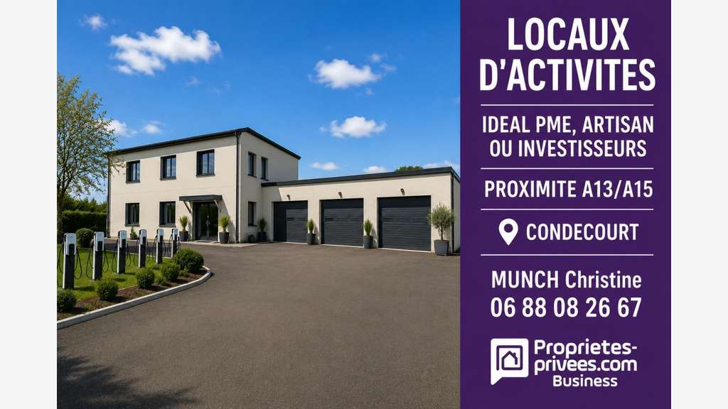 Vente ensemble immobilier idéal PME à Condecourt