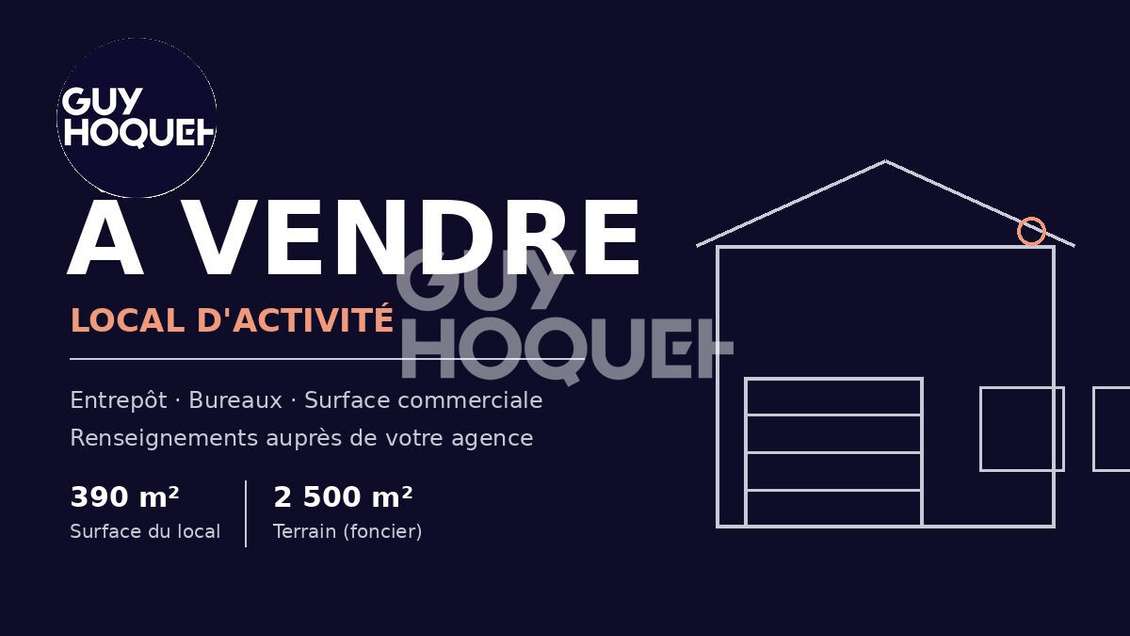 local d'activité récent 390 m²