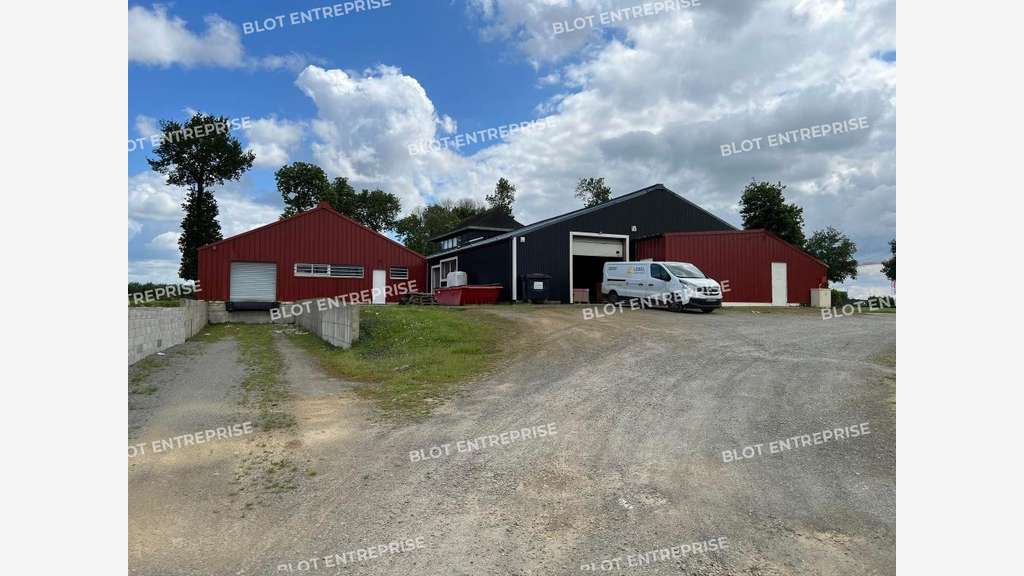 A vendre local d'activités 755m² à La Mézière