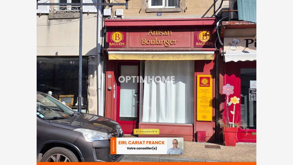 Vente local commercial 78m² à la Souterraine (23)