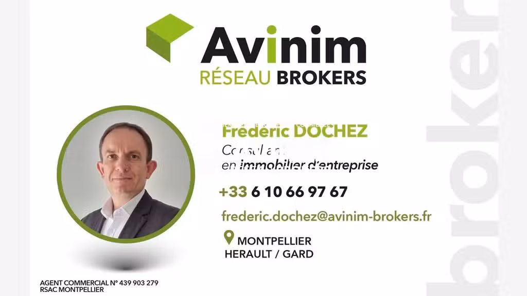 A vendre local d'activité de 297.35m² à Lattes