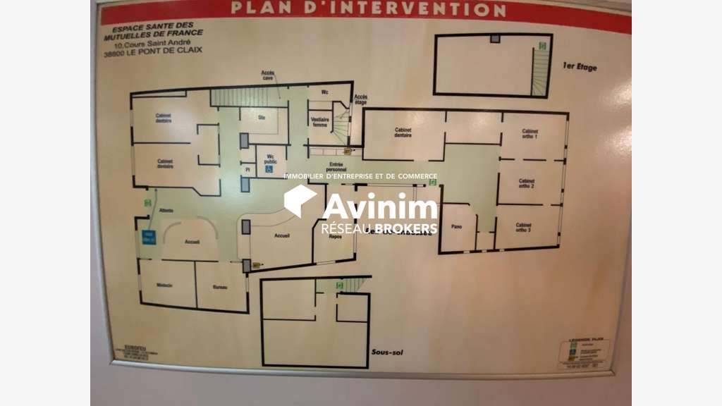 Vente bâtiment médical 274m² à Le Pont-de-Claix