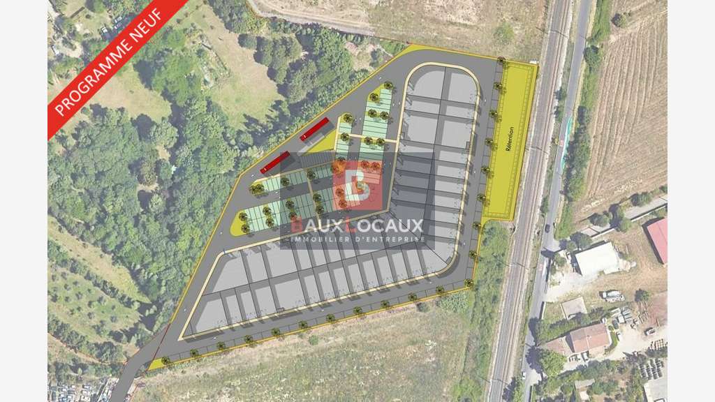 Local d'activité neuf 278m² à vendre au Pontet