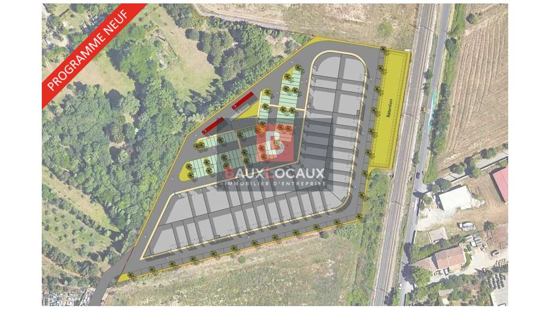 Local d'activité neuf 278m² à vendre au Pontet