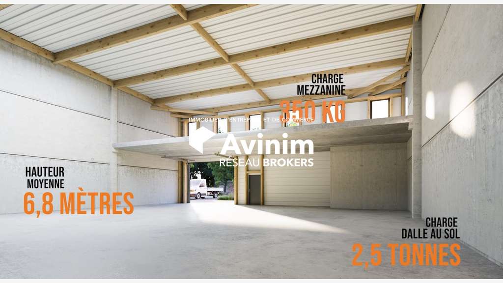 A vendre local d'activité 170,20m² Le Pontet