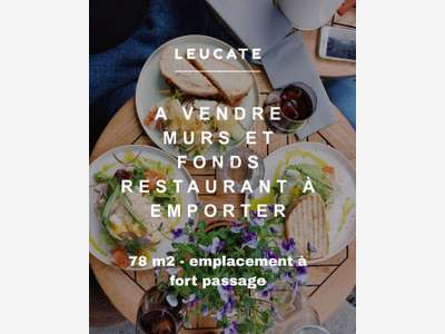 AV Murs + FDC restaurant plats à emporter Leucate