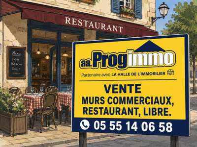 Vente murs ancien restaurant 82m² à Limoges